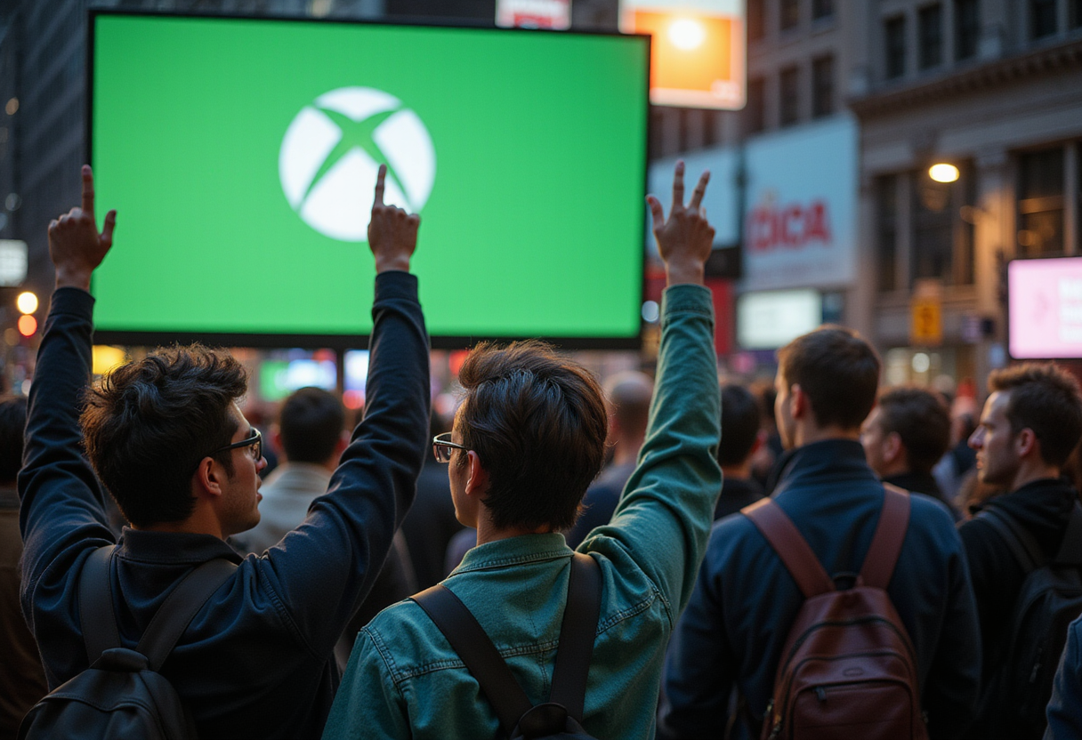 Union workers rally against Xbox layoffs, fight for protections at Richardson protest - KERA News